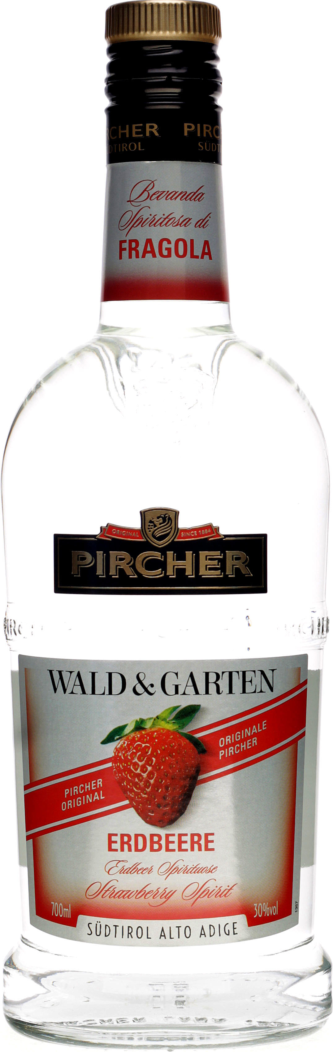 Pircher Wald & Garten Erdbeere 0,7 Liter 30 % Vol.