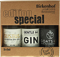 Birkenhof Gin Special \(GENTLE / GOAT\'S / GUSTUS\) 3 x 0,05 L