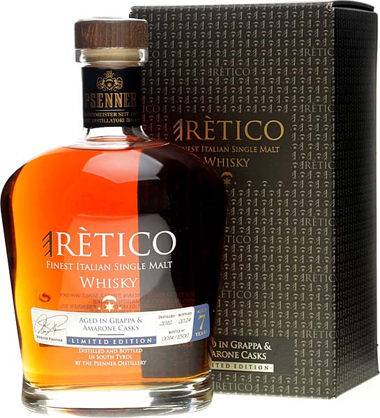 Psenner eR�tico Single Malt Whisky Grappa & Amarone 7 Jahre 0,7 Liter 47 % Vol.