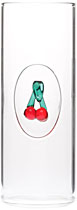 Obstbrandglas mundgeblasen mit Kirsche im Shop kaufen.