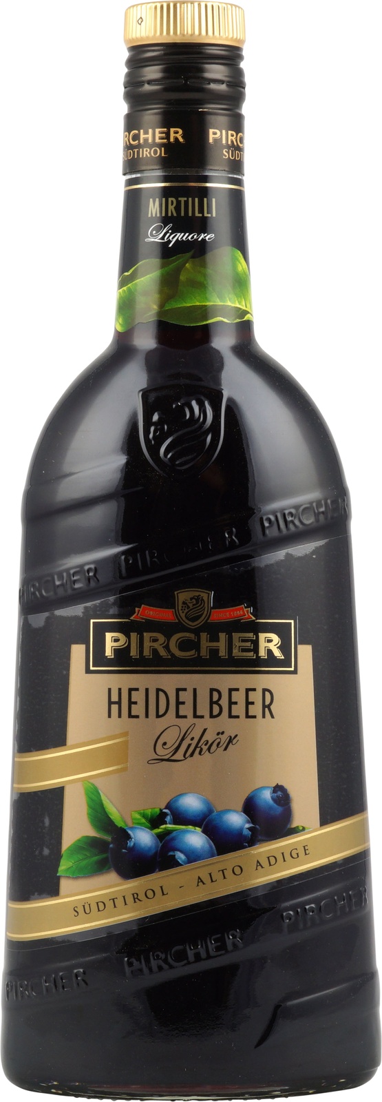 Pircher Heidelbeerlikör 25% Vol., 0,7 l