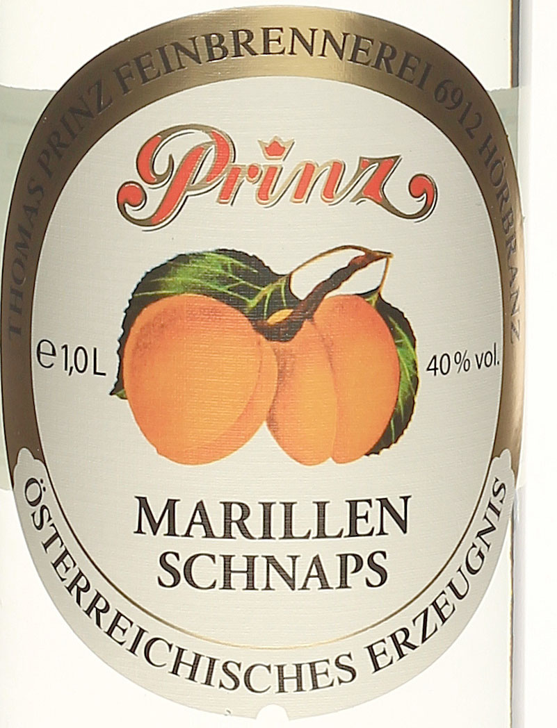 Prinz Marillen Schnaps 1,0 Liter günstig im Shop