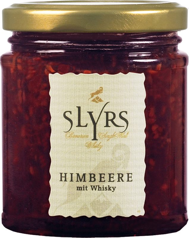 SLYRS Himbeeraufstrich 225g mit Slyrs-Whisky verfeinert