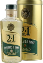 Sibona Distillato di Birra 2.1 Craft Bierbrand, hochwer Sibona Distillato di Birra 2.1 Craft Bierbrand, hochwer