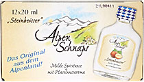 Steinbeisser Alpenschnaps Haselnuss 12x 0,02 Liter Box Steinbeisser Alpenschnaps Haselnuss 12x 0,02 Liter Box